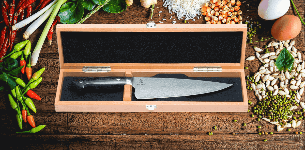 Lame exceptionnelle en acier damas