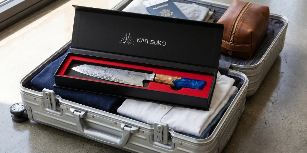 Couteau japonais en voyage : avion, train ou voiture, ce qu'il faut savoir