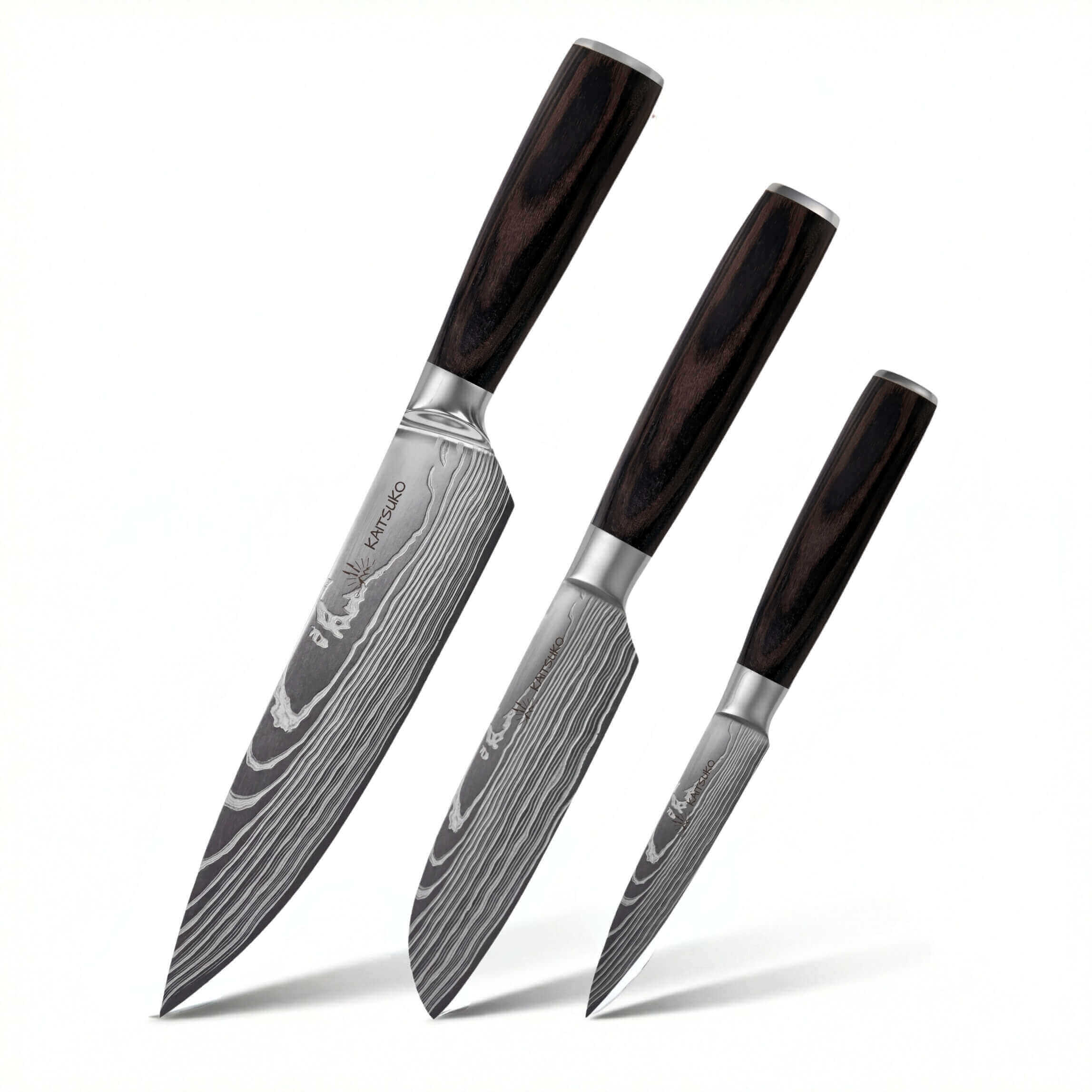 Set of 3 Japanese knives - Chef Tanaka
