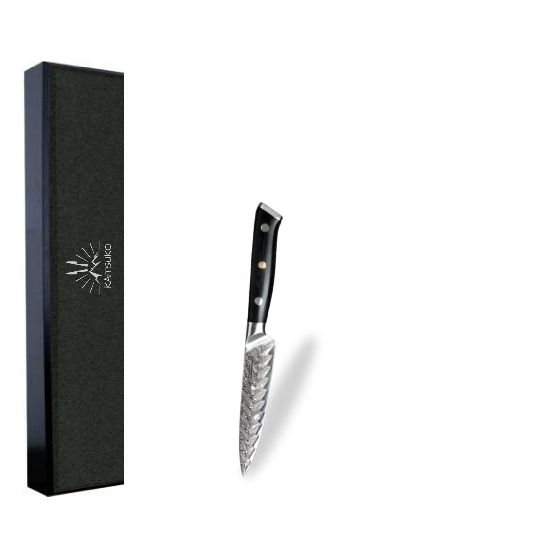 Chef Yakumoto couteau utilitaire acier damas 67 couches pour découpes précises