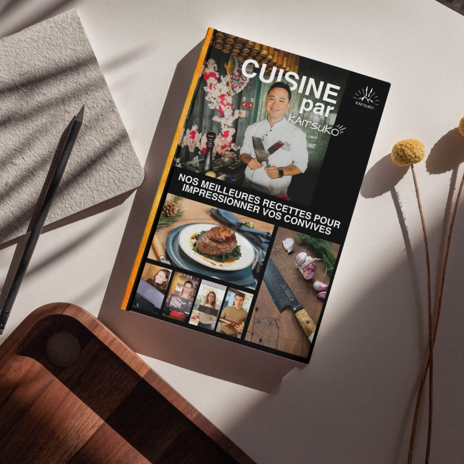 Mother's Day Bundle (3 Japanese Knives + 1 Pro Sharpener + 1 Finger Guard Free + 1 E-Book Free)