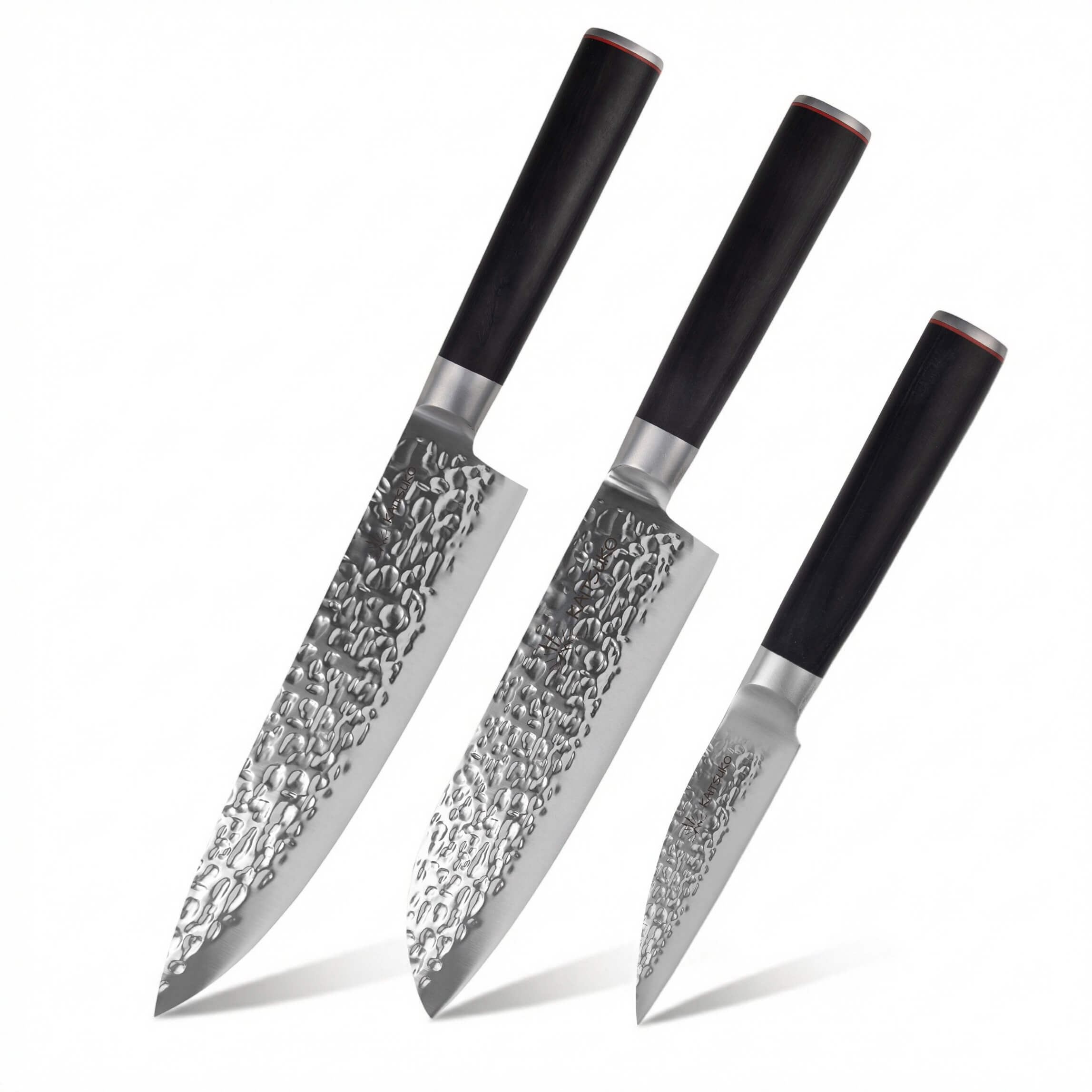 Set de 3 couteaux Kaito manche pakkawood