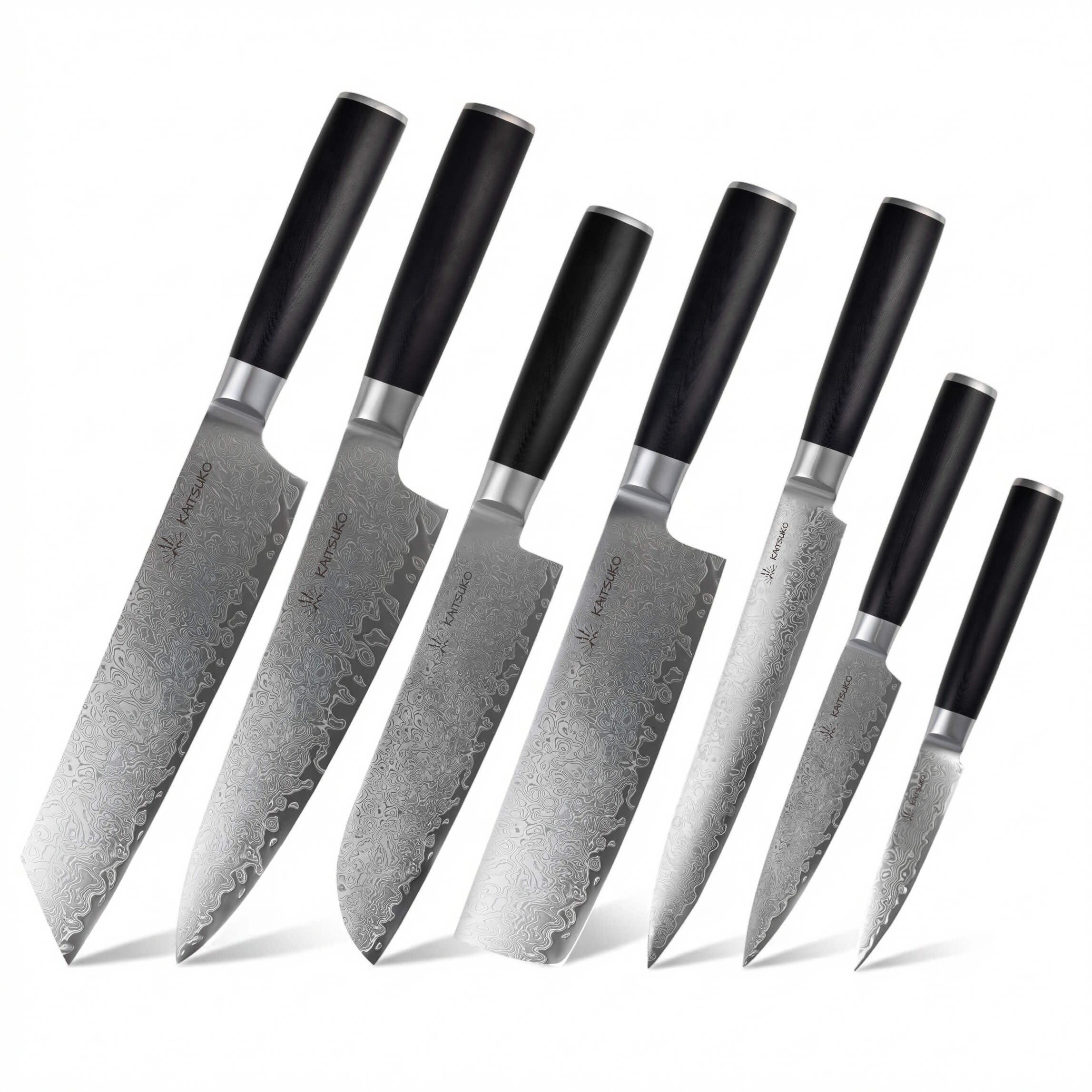 Set of 7 Japanese knives - Kyoto