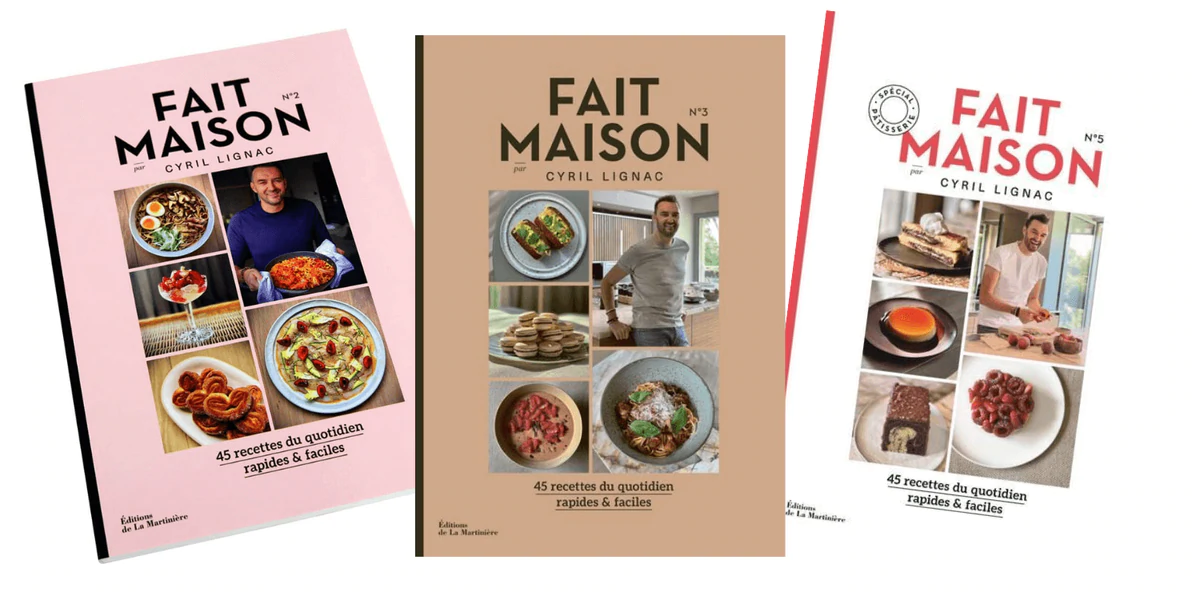 Nos livres préférés avec des recettes à faire à la maison