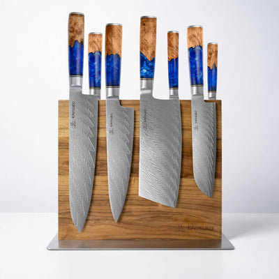 Double-Sided Wooden Knife Block