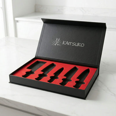 Set of 5 Japanese knives - Chef Yakumoto