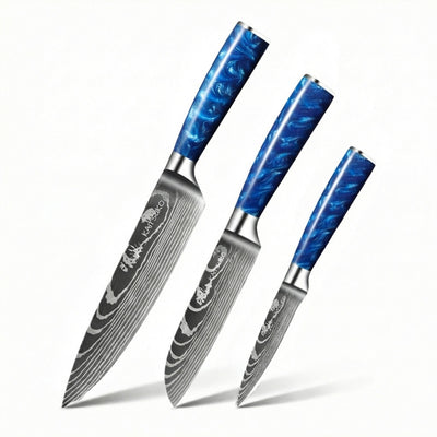 Set of 3 Japanese knives - Chef Tanaka