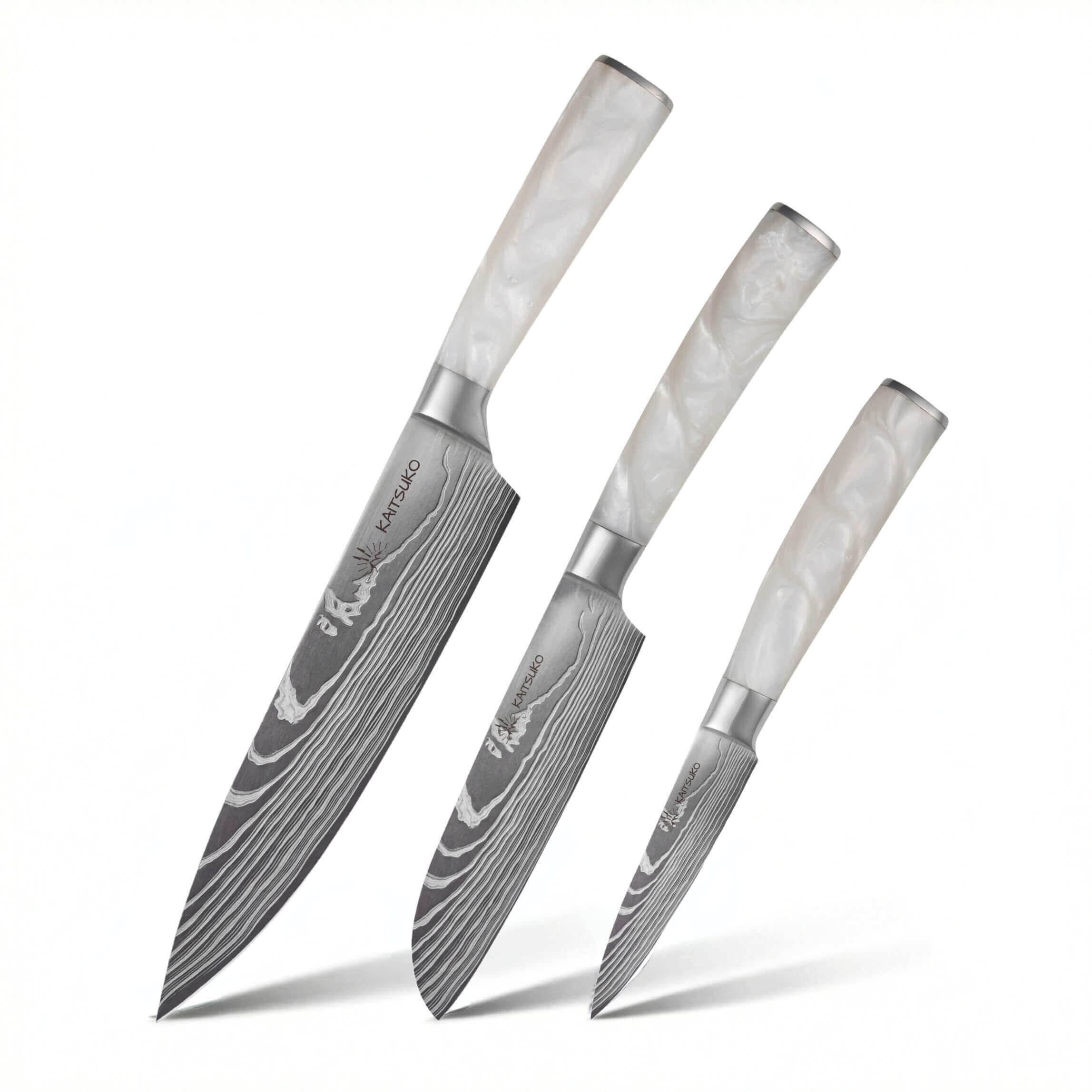 Set of 3 Japanese knives - Chef Tanaka