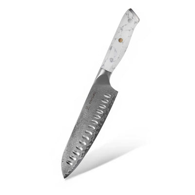 Couteau Santoku Pierre Blanche Kaitsuko
