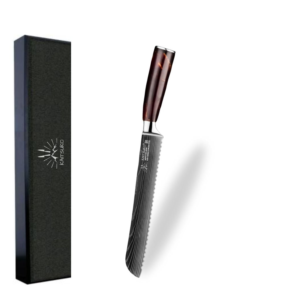 Couteau à pain japonais pour brioche et bruscetta Kaitsuko France