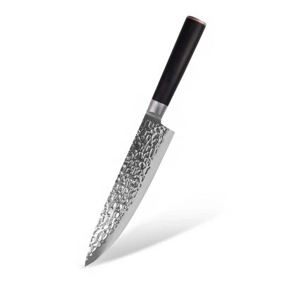 Couteau de chef Kaito en acier martele manche pakkawood
