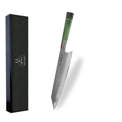 Couteau Kiritsuke -  L'émeraude surprise