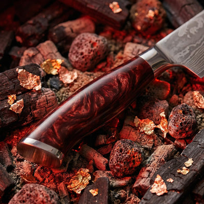 Set of 5 Japanese knives - Chef Tanaka