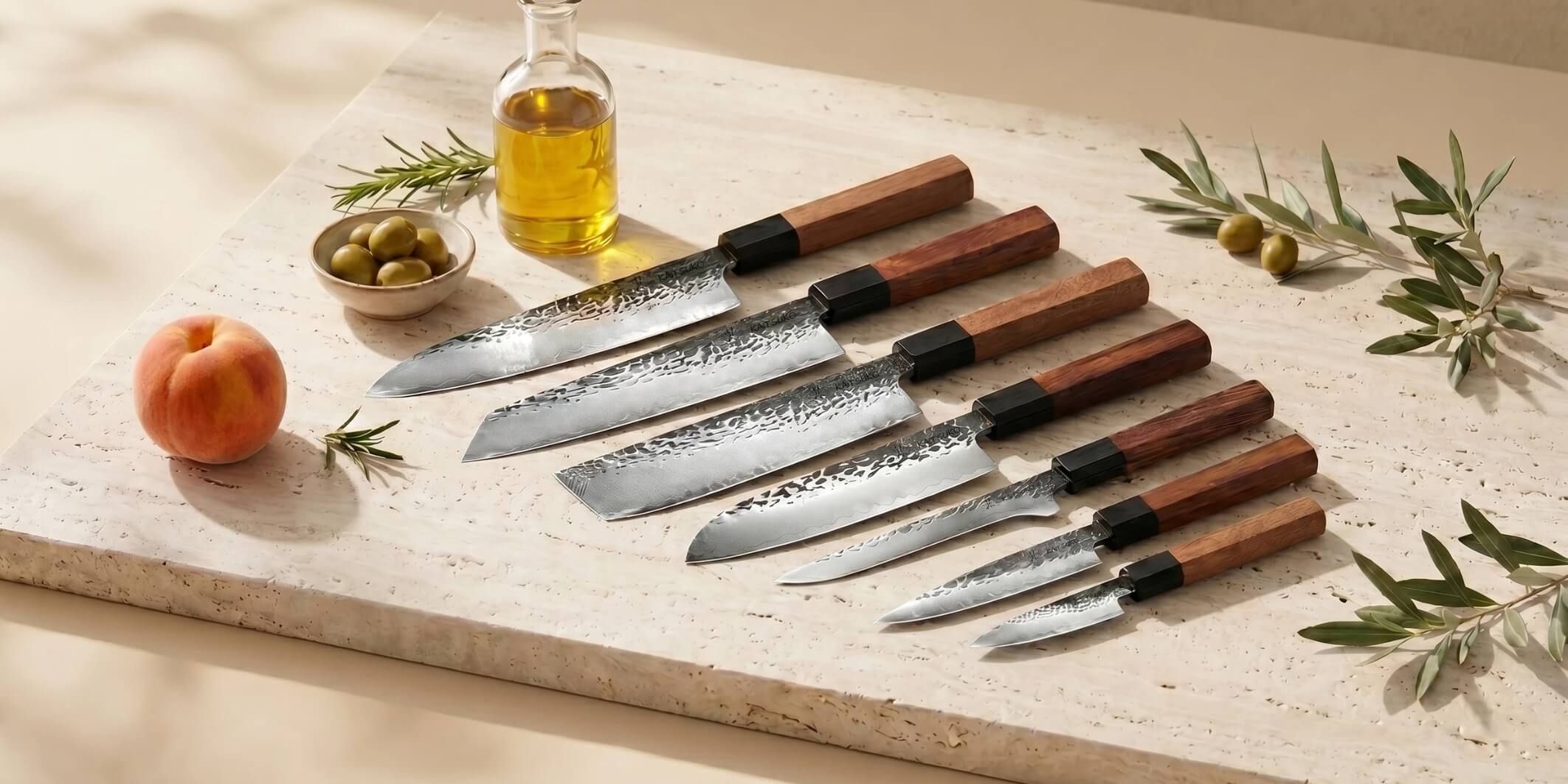 Meilleures offres Kaitsuko set de couteaux japonais Komodo