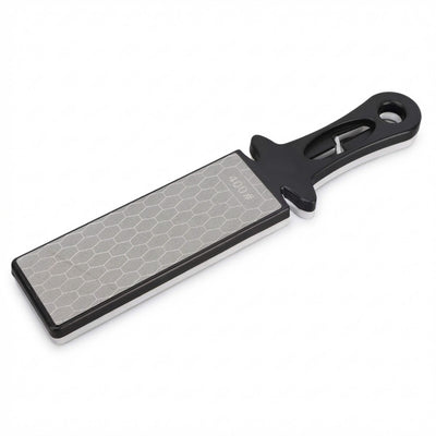 Pierre à aiguiser double face pour couteau et ciseau