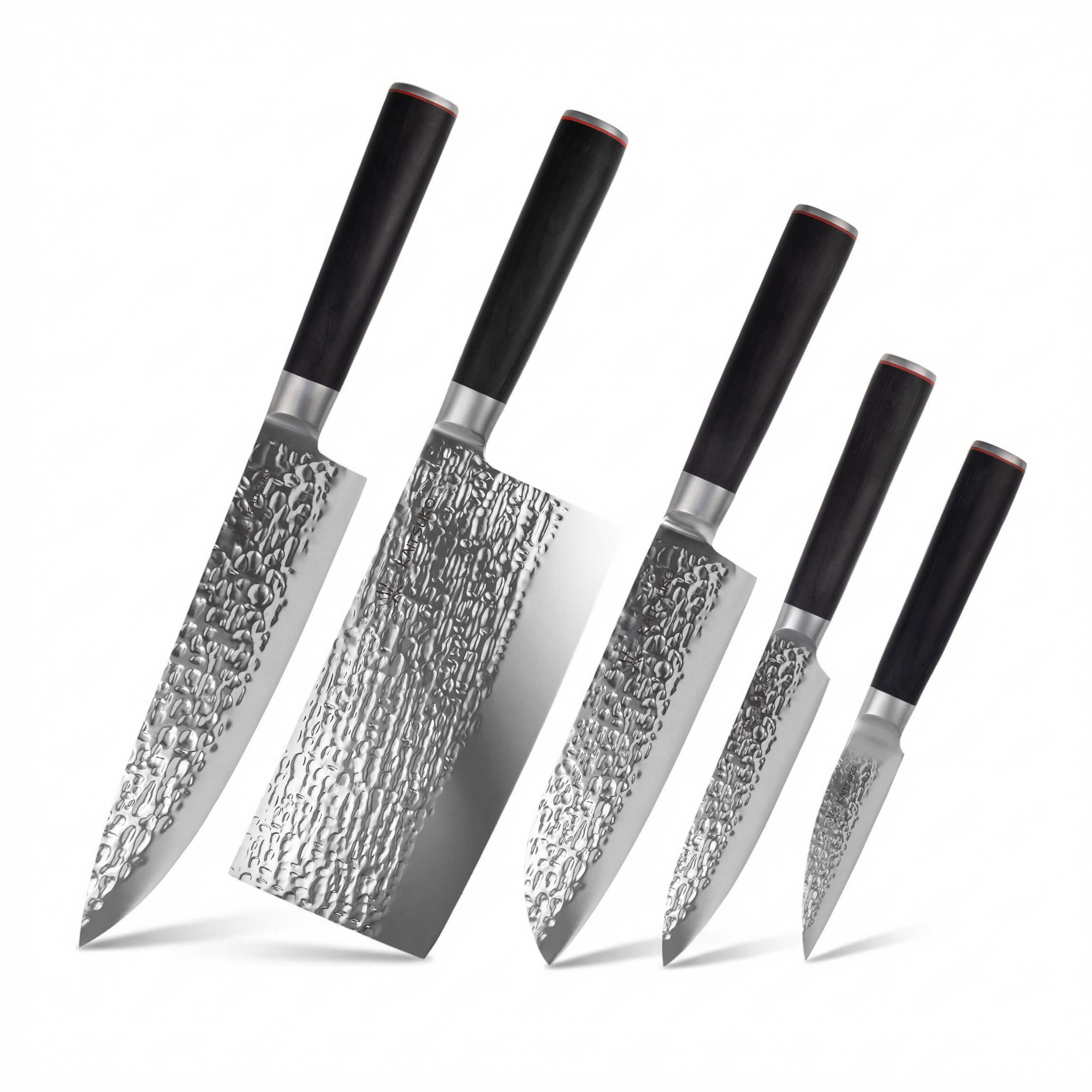 Set de 5 couteaux Kaito manche pakkawood