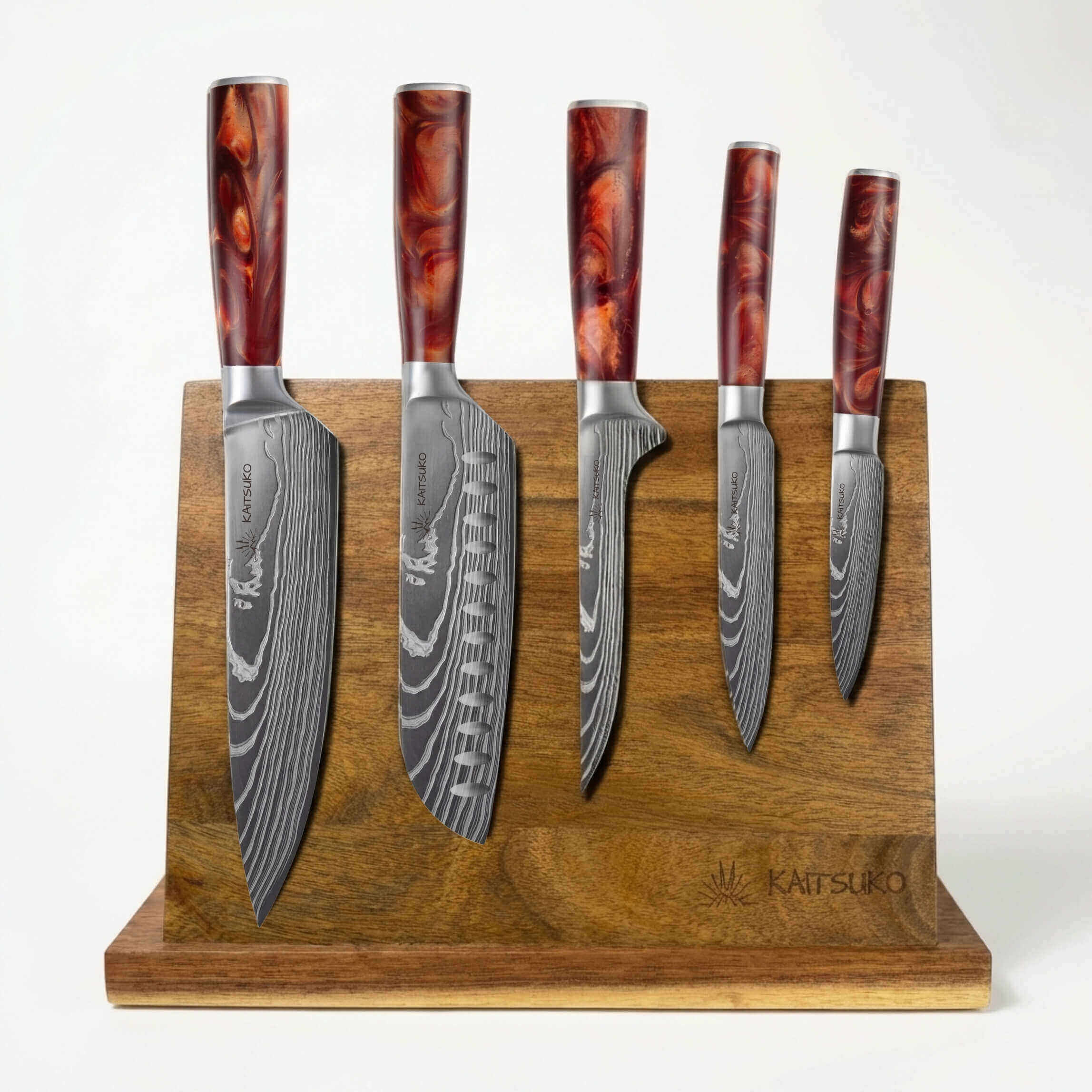 Support pour couteaux japonais en bois